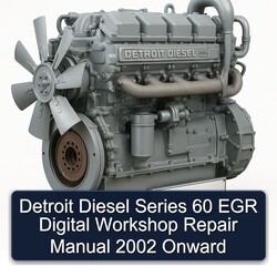 2002 Detroit Diesel 2000 Series 60 EGR Digital Onward Service Repair Workshop Manual PDF