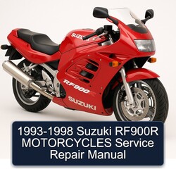 1993-1998 Suzuki RF900R Motorcycles Service Repair Workshop Manual PDF