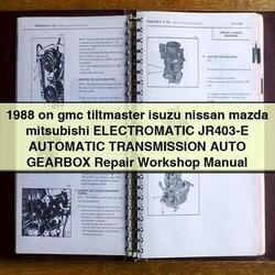 1988 Volkswagen Up GMC Tiltmaster, Isuzu, Nissan, Mazda, Mitsubishi Electromatic JR403-E Automatic Transmission Service Repair Workshop Manual PDF