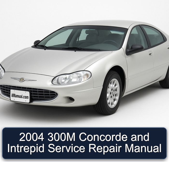 Chrysler Concorde Intrepid Service Repair Workshop Manual PDF