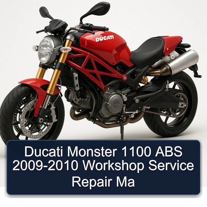 2009-2010 Ducati 1100 Monster ABS - Ma Service Repair Workshop Manual PDF