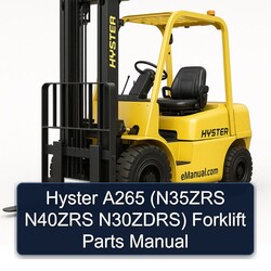 Hyster A265 (n35zrs N40ZRS N30zdrs) Forklift Parts Catalog PDF