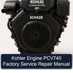 Kohler Command Pro EFI Models Engine PCV740 Service Repair Workshop Manual PDF