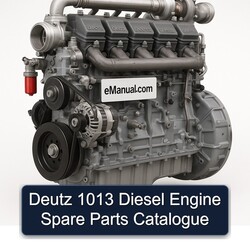 Deutz 1013 Diesel Engine Spare Parts Catalog PDF