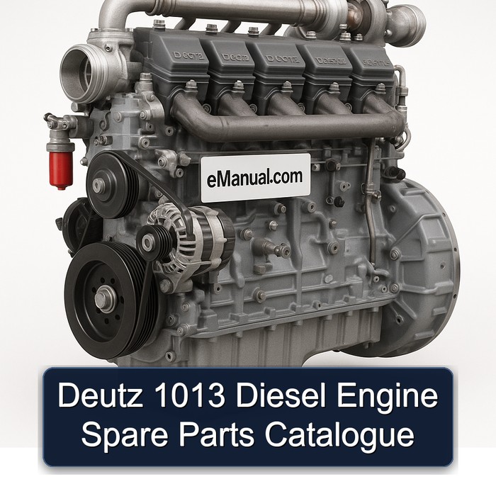 Deutz 1013 Diesel Engine Spare Parts Catalog PDF