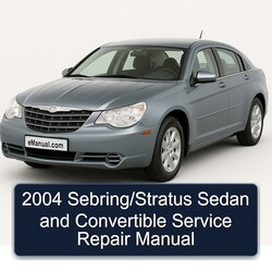 2004 Chrysler Sebring /stratus Sedan Convertible Service Repair Workshop Manual PDF