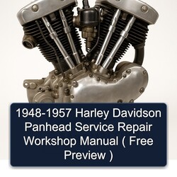 1957 Harley Davidson Model 125 1948- Panhead ( Free Preview ) Service Repair Workshop Manual PDF