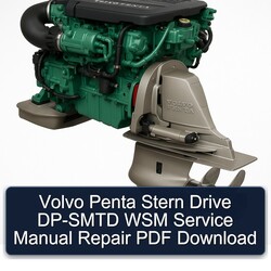 Volvo Penta Stern Drive DP-SMTD WSM Service Repair Workshop Manual PDF