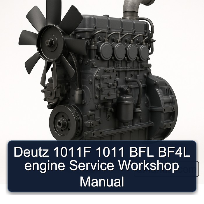Deutz B FL BFL Series 1011F 1011 BF4L Engine Service Repair Workshop Manual PDF