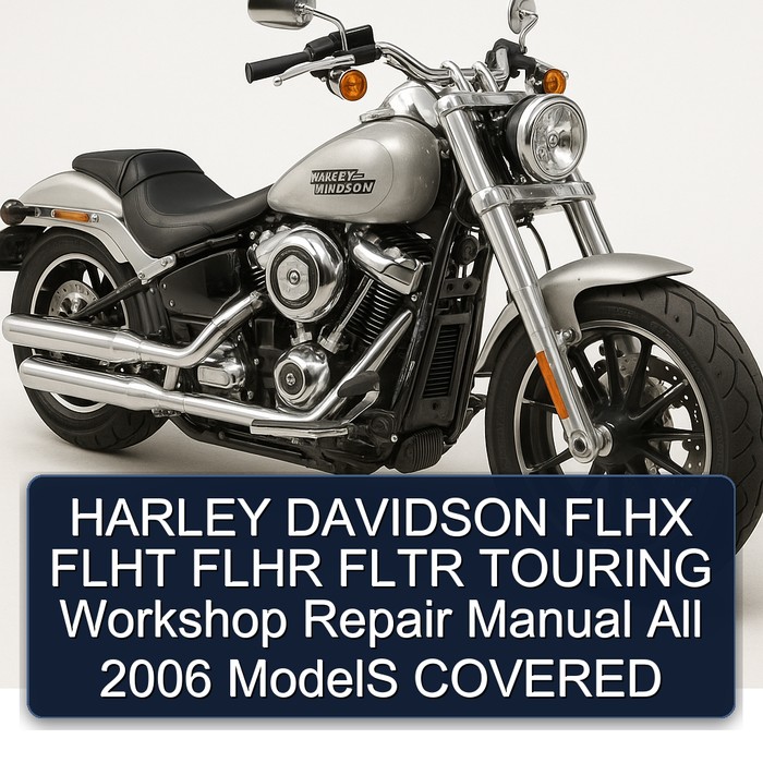 2006 Harley Davidson Touring Flhx Flht Flhr Fltr All Models Covered Service Repair Workshop Manual PDF