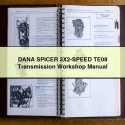 Dana Spicer 3X2-SPEED TE08 Transmission Service Repair Workshop Manual PDF