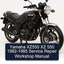 1982-1985 Yamaha XZ550 XZ 550 Service Repair Workshop Manual PDF