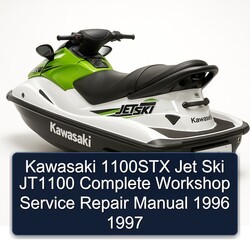 1996-1997 Kawasaki 1100STX Jet Ski JT1100 Service Repair Workshop Manual PDF