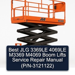 Best JLG 3369LE 4069LE M3369 M4069 Boom Lifts (p/n-3121122) Service Repair Workshop Manual PDF