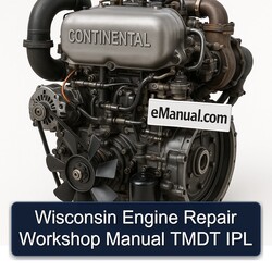 Continental Tmdt Wisconsin Engine IPL Service Repair Workshop Manual PDF