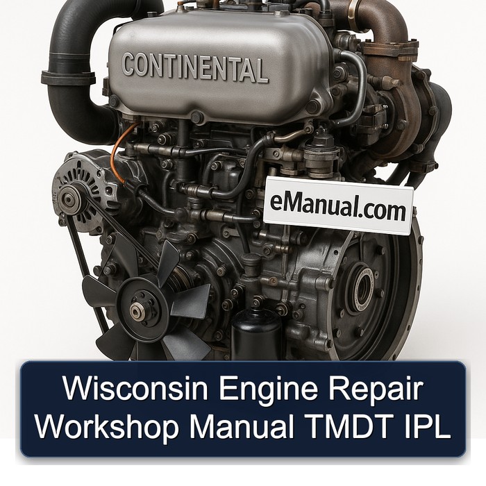 Continental Tmdt Wisconsin Engine IPL Service Repair Workshop Manual PDF