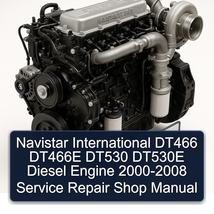 2000-2008 Navistar International DT466 DT466E DT530 DT530E Diesel Engine - Shop Service Repair Workshop Manual PDF