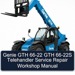Genie GTH 66-22S Telehandler 22 Service Repair Workshop Manual PDF