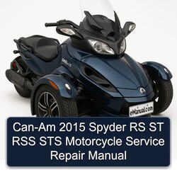 2015 CAN-AM Spyder RS ST RSS STS Motorcycle Service Repair Workshop Manual PDF