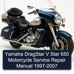 1997-2007 Yamaha Dragstar V Star 650 Motorcycle Service Repair Workshop Manual PDF