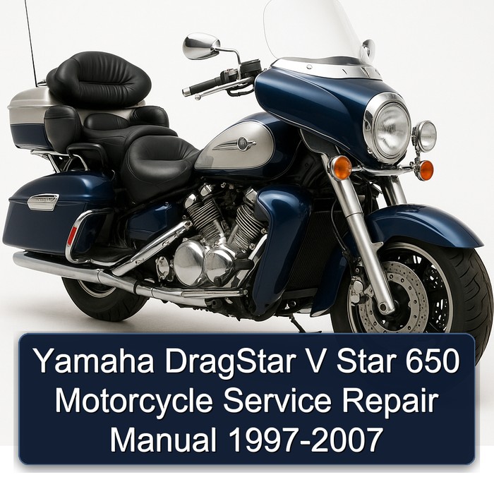 1997-2007 Yamaha Dragstar V Star 650 Motorcycle Service Repair Workshop Manual PDF