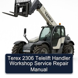 Terex 2306 Telelift Handler Service Repair Workshop Manual PDF