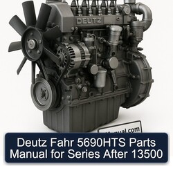 Deutz Series Manuals Fahr 5690HTS Parts After 13500 Catalog PDF