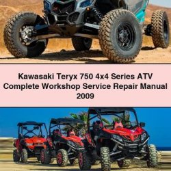 2009 Kawasaki Teryx 750 4x4 Series ATV Service Repair Workshop Manual PDF