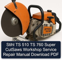 Stihl TS 510 760 Super Cutsaws Service Repair Workshop Manual PDF