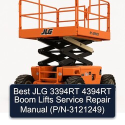Best JLG 3394RT 4394RT Boom Lifts (p/n-3121249) Service Repair Workshop Manual PDF