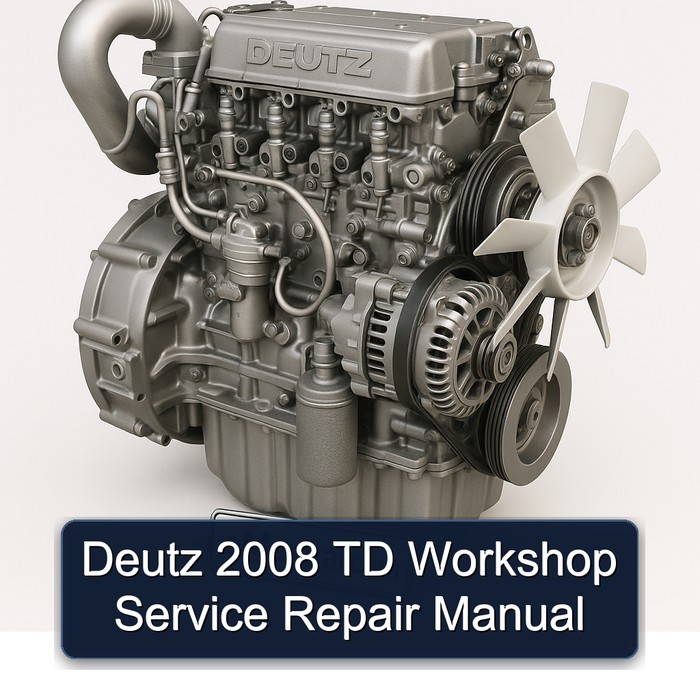 2008 Deutz TD Series Service Repair Workshop Manual PDF
