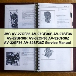 JVC Av-27cf36 Av-27cf36s Av-27sf36 Av-27sf36r Av-32cf36 Av-32cf36z Av-32sf36 Av-32sf36z Service Repair Workshop Manual PDF