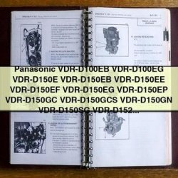 Panasonic Vdr-d100eb Vdr-d100eg VDR-D150E Vdr-d150eb Vdr-d150ee Vdr-d150ef Vdr-d150eg Vdr-d150ep Vdr-d150gc Service Repair Workshop Manual PDF