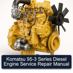 Komatsu 95 3 Series Diesel Engine Service Repair Workshop Manual PDF