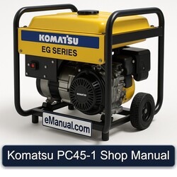 Komatsu PC45-1 Shop Service Repair Workshop Manual PDF