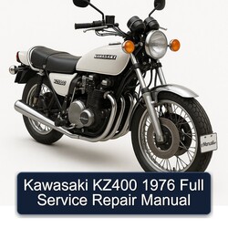 1976 Kawasaki KZ Series KZ400 Service Repair Workshop Manual PDF