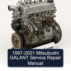 1997-2001 Mitsubishi L Series Mitsubushi Galant Service Repair Workshop Manual PDF