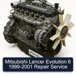 1999-2001 Mitsubishi Lancer Evolution 6 Service Repair Workshop Manual PDF