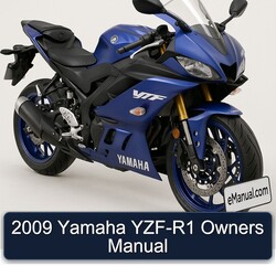 2009 Yamaha YZF Models YZF-R1 Owners Owner's Manual PDF