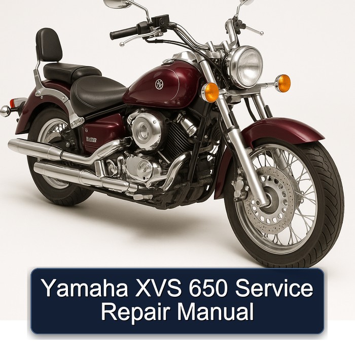 Yamaha XVS Models 650 Service Repair Workshop Manual PDF