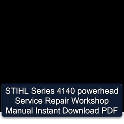 Stihl Series 4140 Powerhead Service Repair Workshop Manual PDF