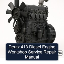 Deutz 413 Diesel Engine Service Repair Workshop Manual PDF