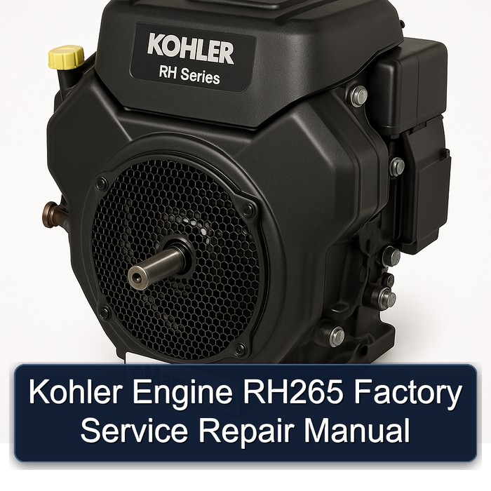 Kohler RH Series Engine RH265 Service Repair Workshop Manual PDF