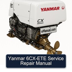Yanmar 6CX-ETE Service Repair Workshop Manual PDF