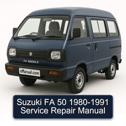 1980-1991 Suzuki FA Models 50 Service Repair Workshop Manual PDF