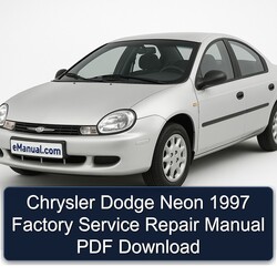 1997 Chrysler Neon Dodge Service Repair Workshop Manual PDF