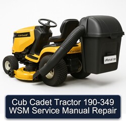 Cub Cadet Tractor 190-349 WSM Service Repair Workshop Manual PDF