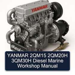 Yanmar 2qm15 2qm20h 3qm30h Diesel Marine Service Repair Workshop Manual PDF