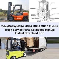 Yale (B849) MR14 MR16 MR18 MR20 Forklift Truck B849 Catalogue Parts Catalog PDF