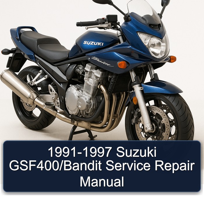 1991-1997 Suzuki GSF Bandit Series Gsf400/bandit Service Repair Workshop Manual PDF